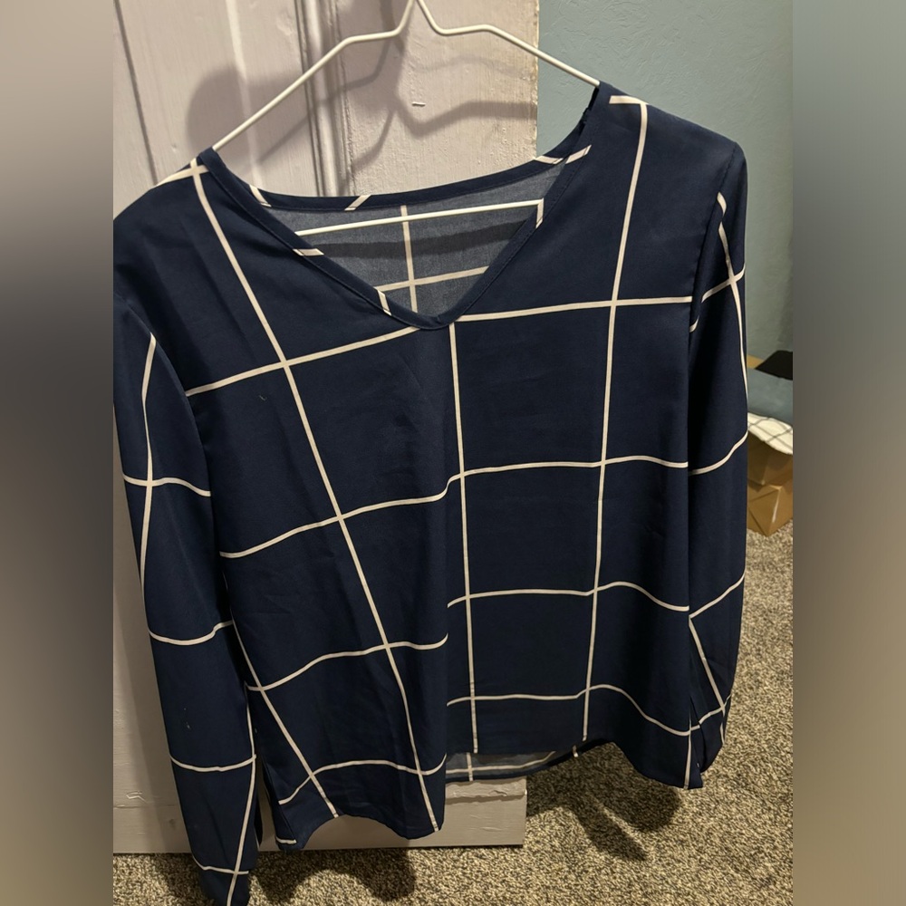 SHEIN size small blue top